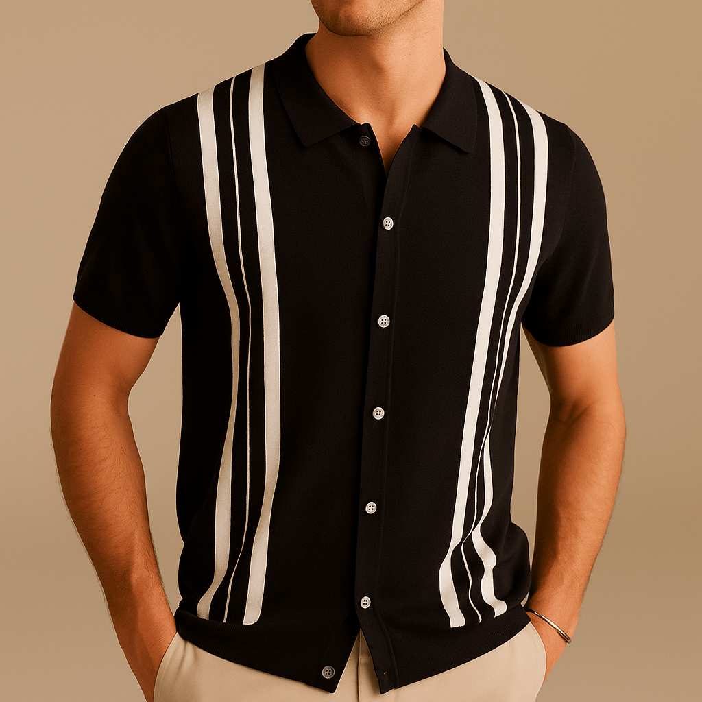 Edward | Retro Knit Polo