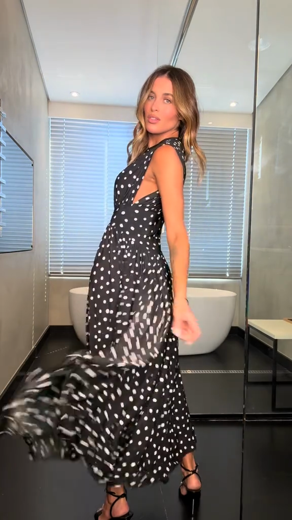 Black Polka Dress