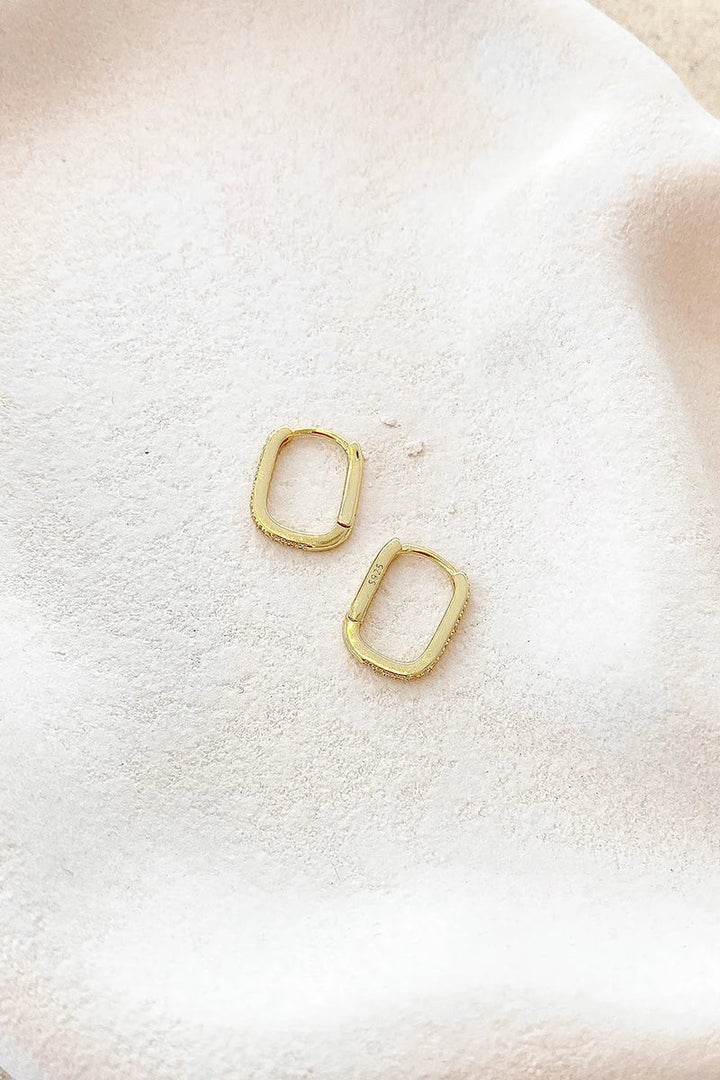 Ashlyn Sleepers Earrings- Gold