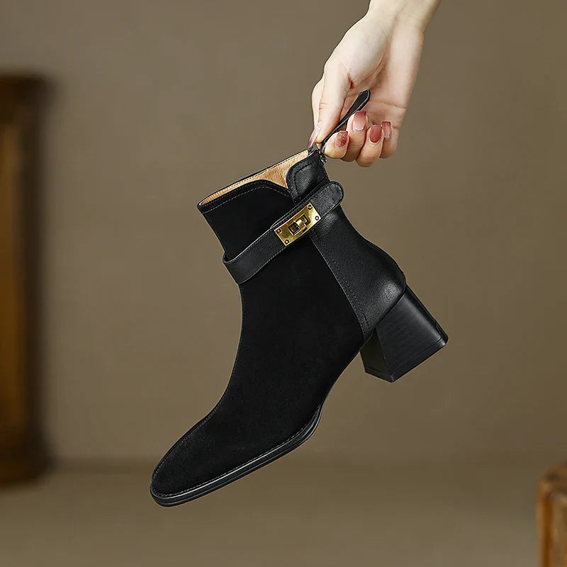 Kelly Suede Ankle Boots