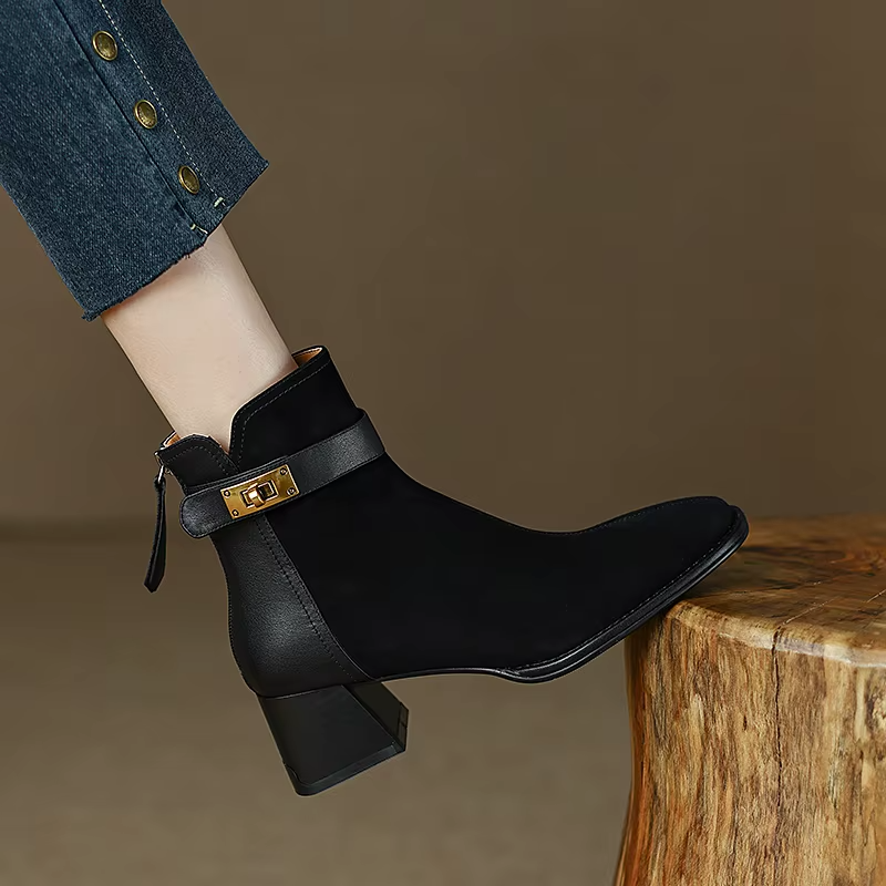 Kelly Suede Ankle Boots