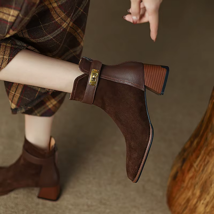 Kelly Suede Ankle Boots