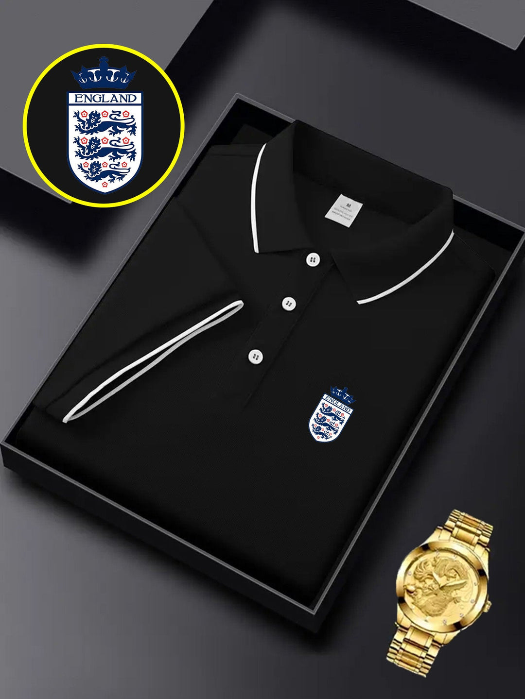 Graham | England Emblem Polo Shirt