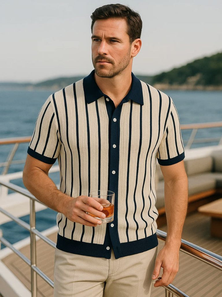 Edwin | Button-Up Retro Polo