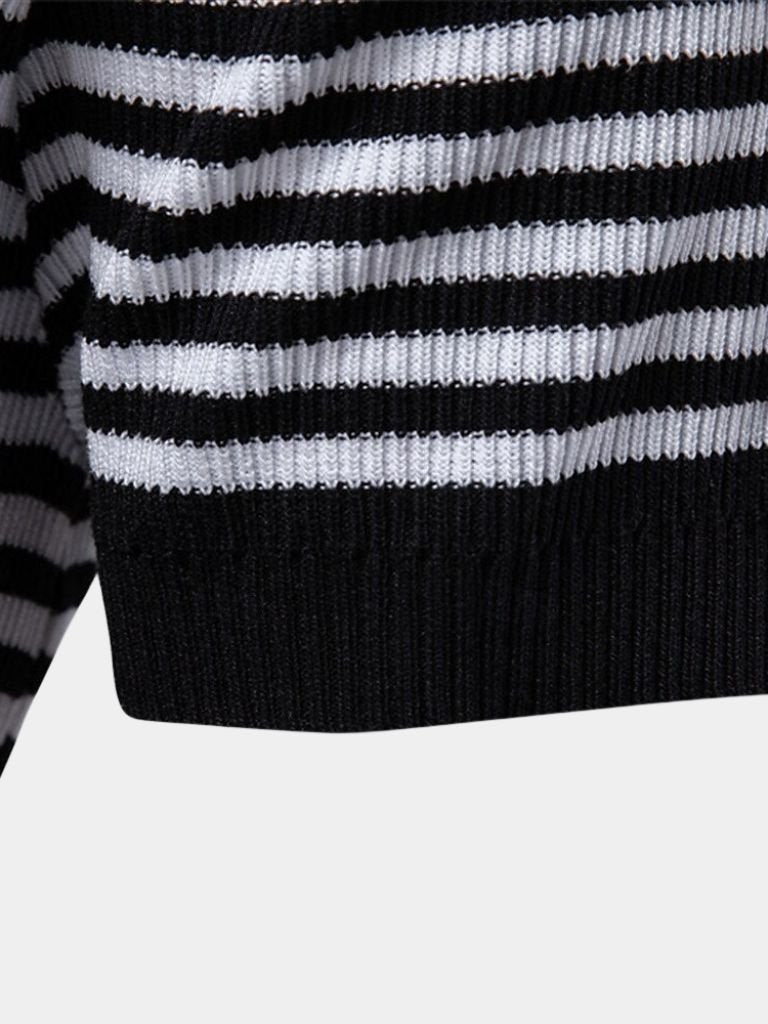 Russell | Striped Knit Polo