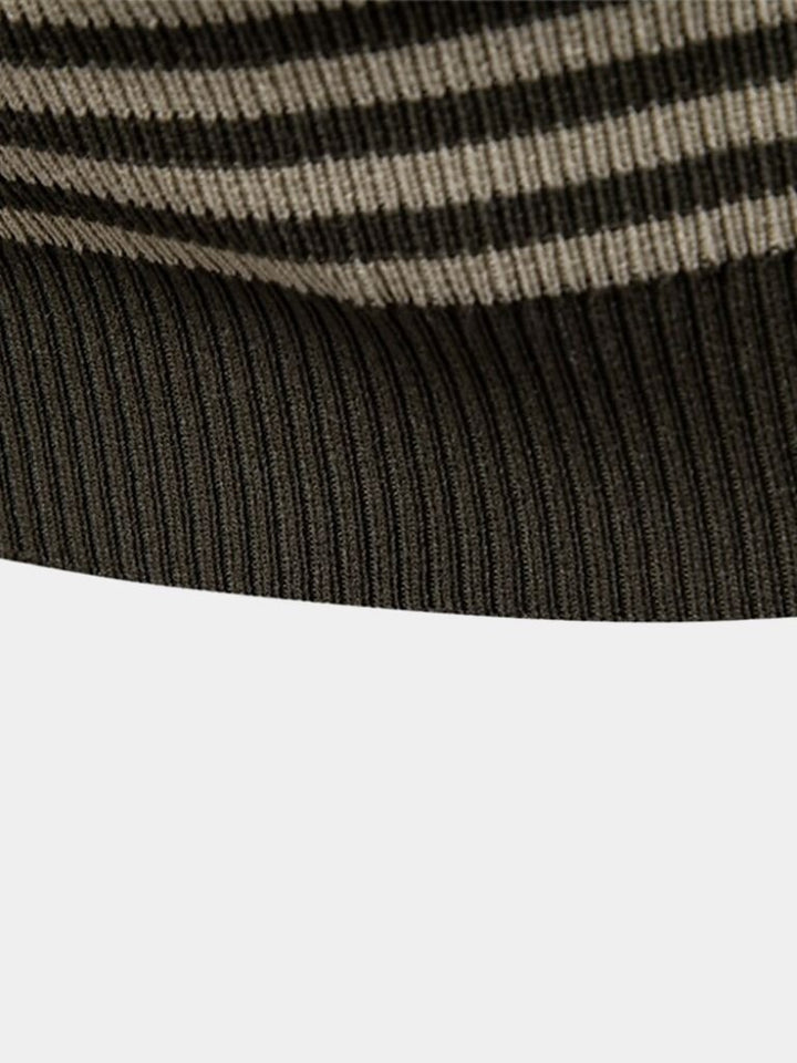 Russell | Striped Knit Polo