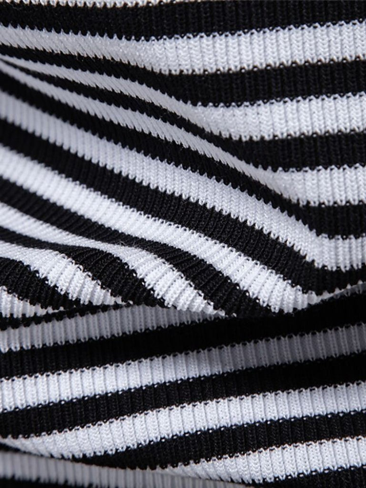 Russell | Striped Knit Polo