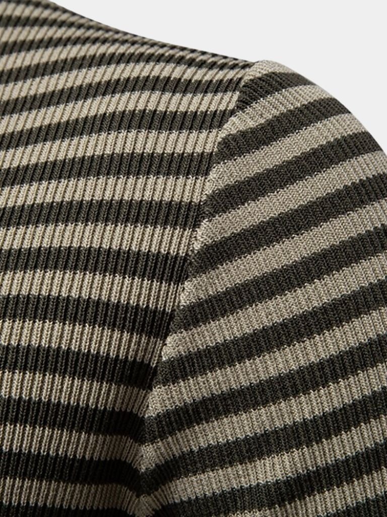 Russell | Striped Knit Polo