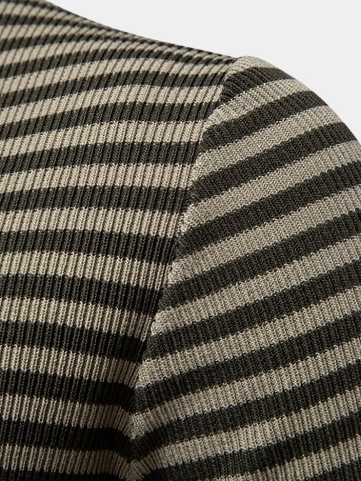 Russell | Striped Knit Polo