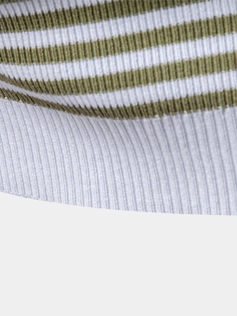 Russell | Striped Knit Polo