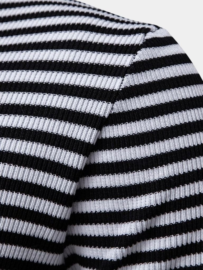 Russell | Striped Knit Polo