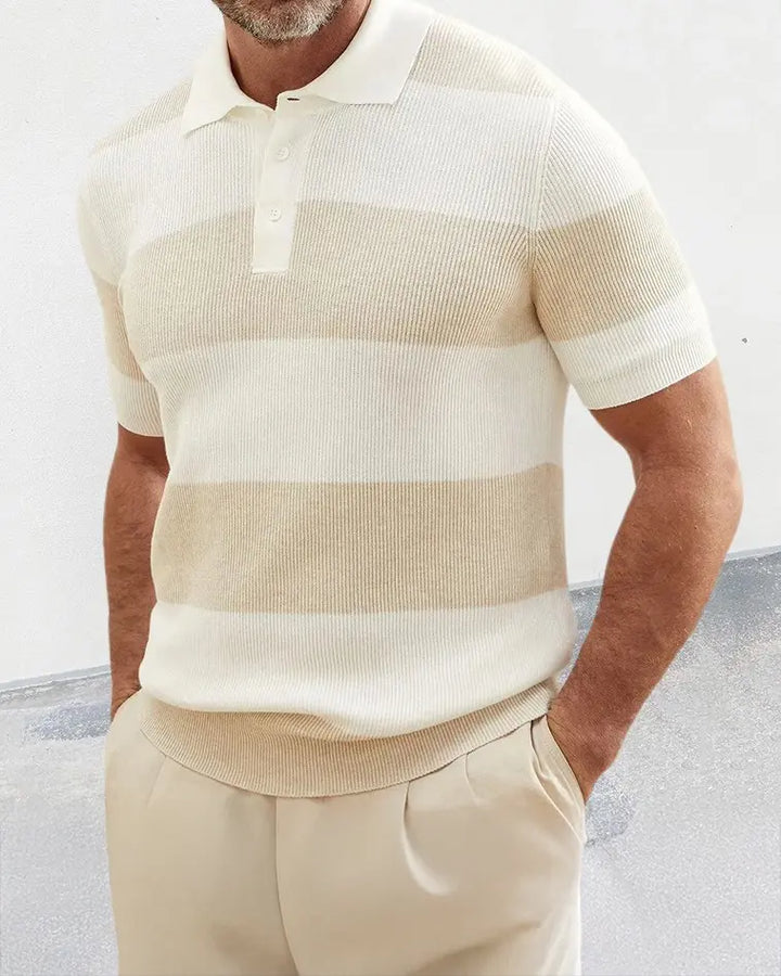 Simon | Timeless Comfort Stripe Polo