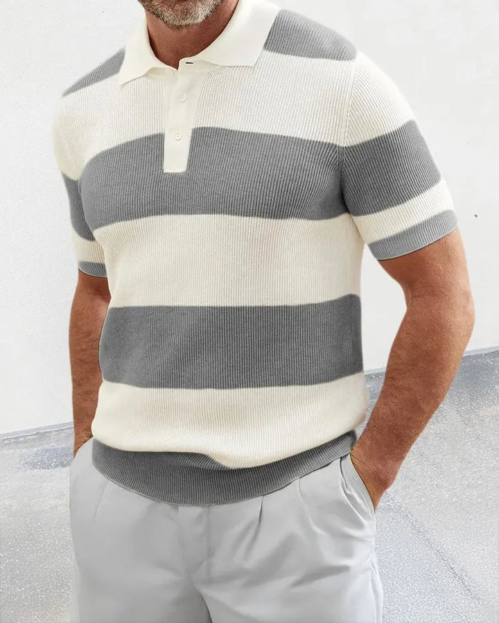 Simon | Timeless Comfort Stripe Polo
