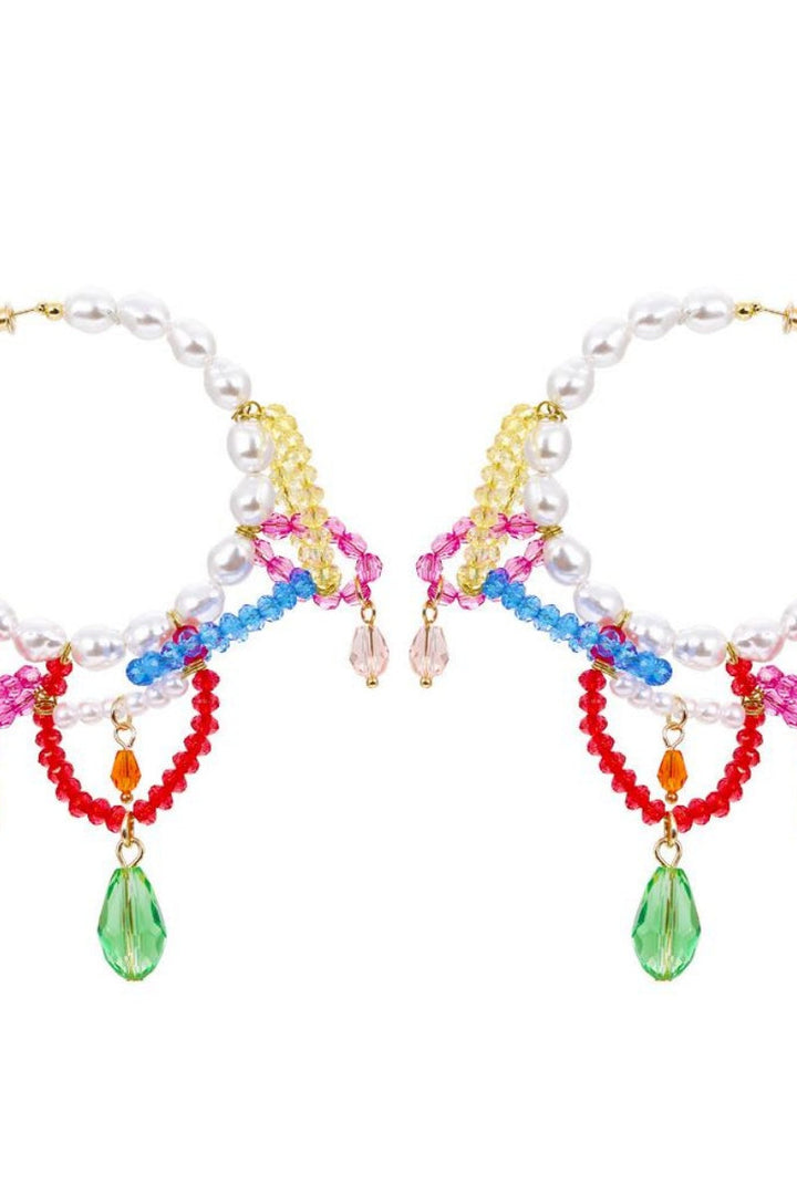 Rox Beaded Tassel Earrings