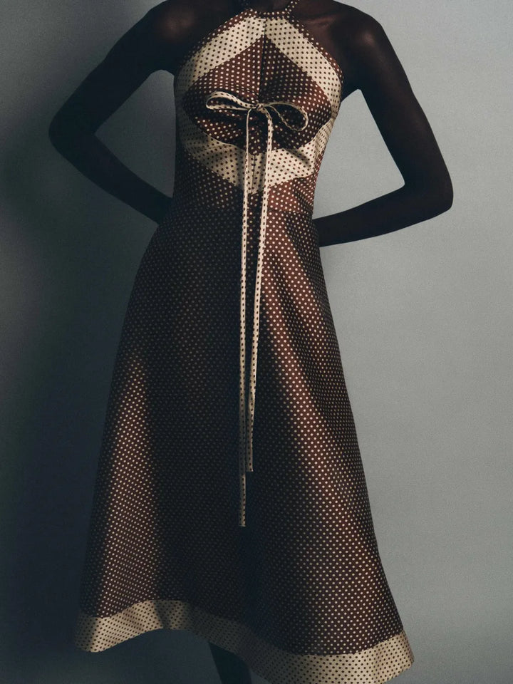Polka Maxi Dress