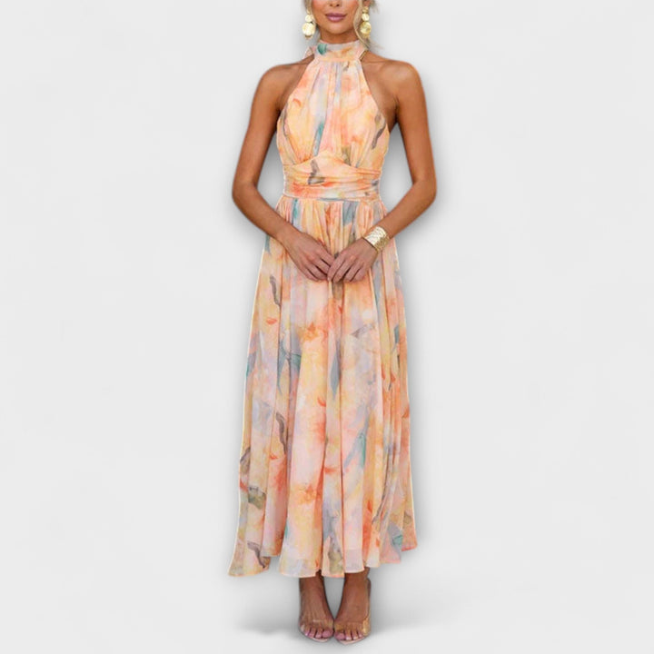 Halter-Neck Maxi Dress