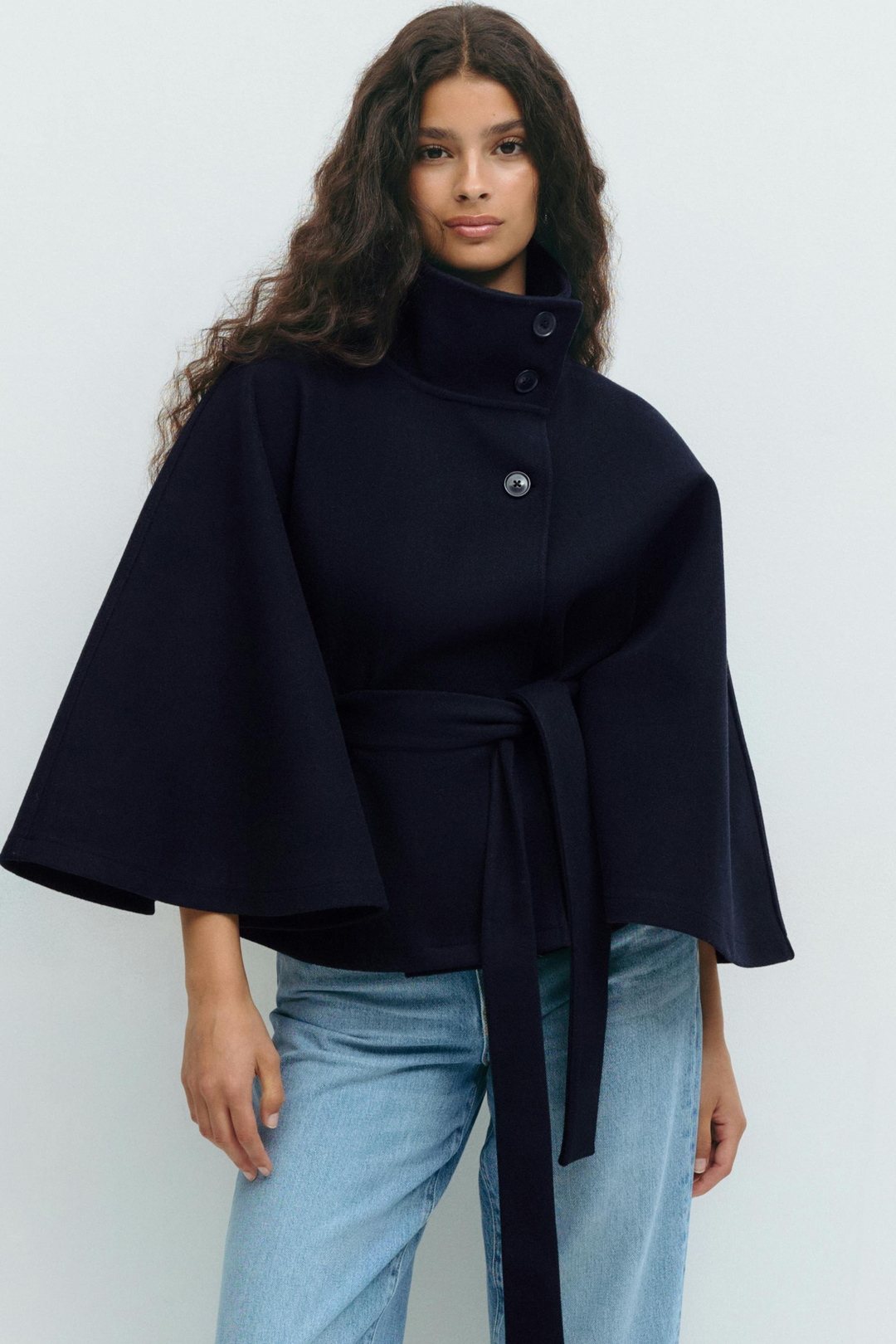 SARILLE | Belt Cape Jacket