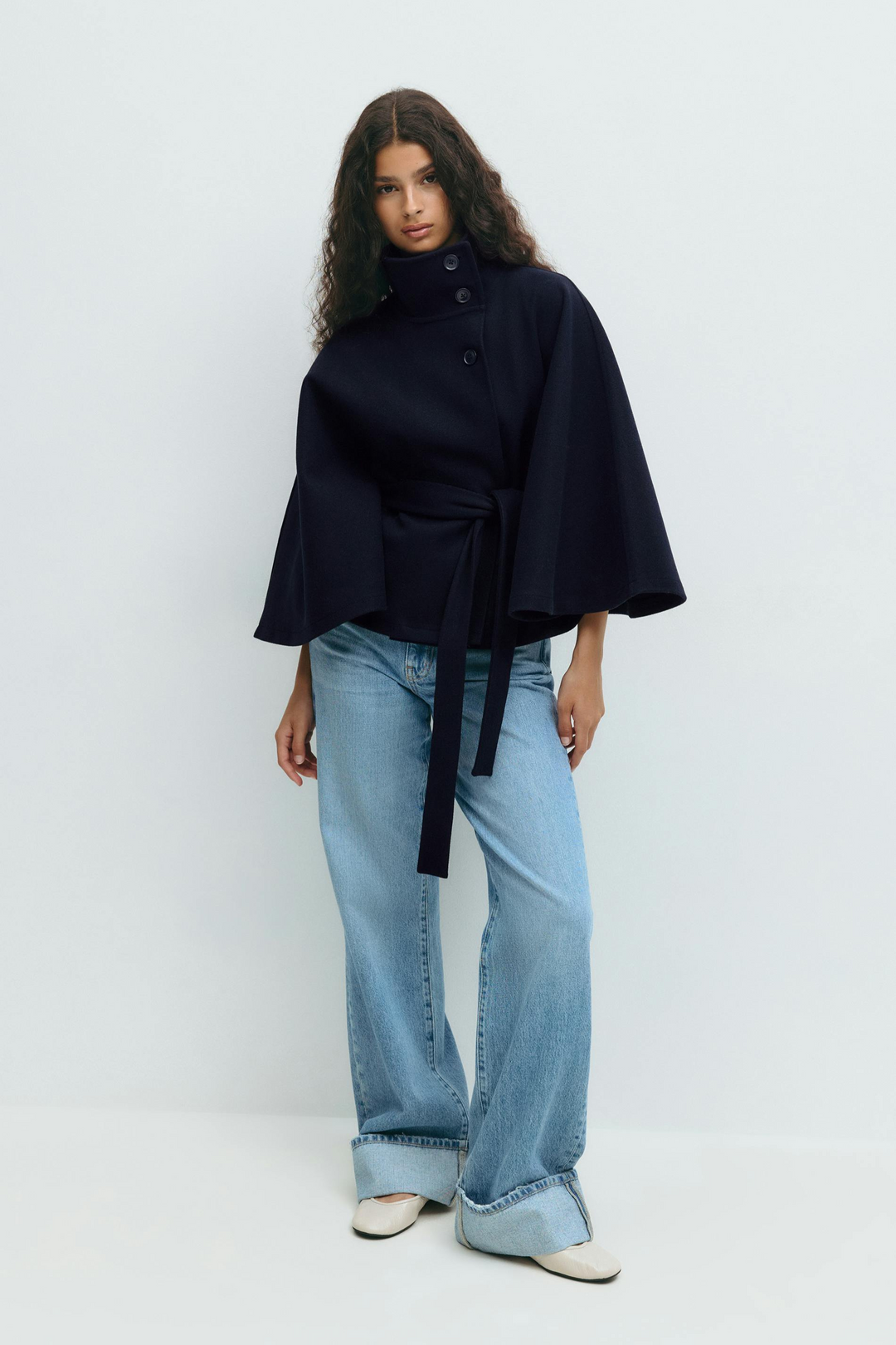 SARILLE | Belt Cape Jacket