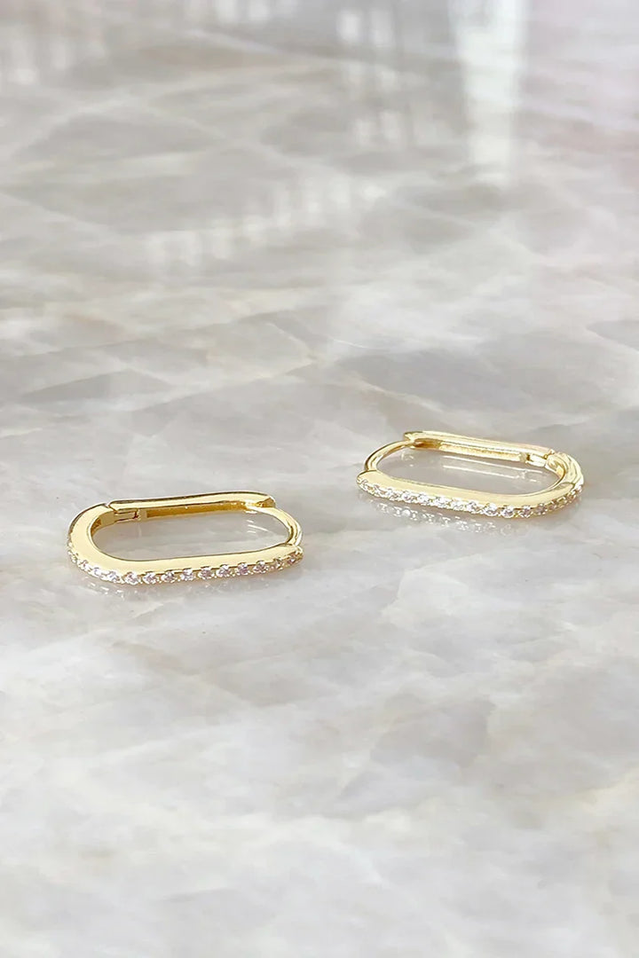 Ashlyn Sleepers Earrings- Gold