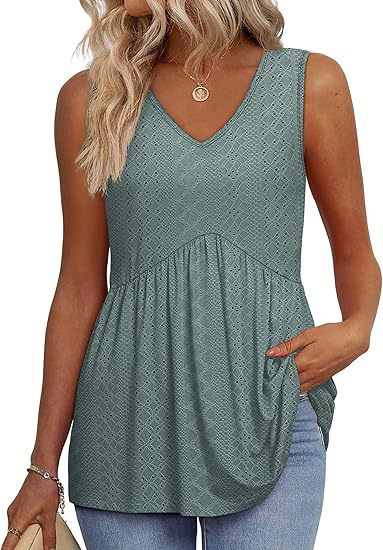 ELIORA™ - Effortless Flowy Sleeveless Tank Top