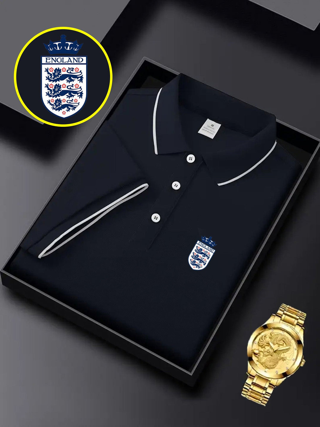 Graham | England Emblem Polo Shirt