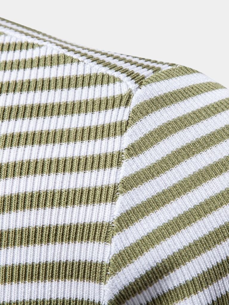 Russell | Striped Knit Polo