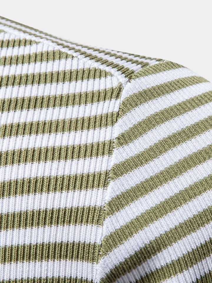 Russell | Striped Knit Polo