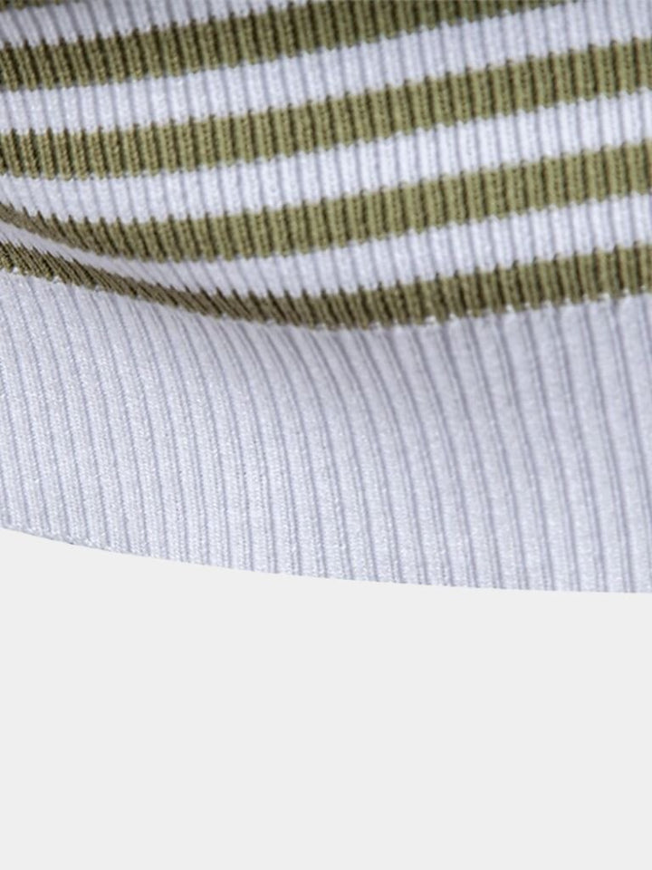 Russell | Striped Knit Polo