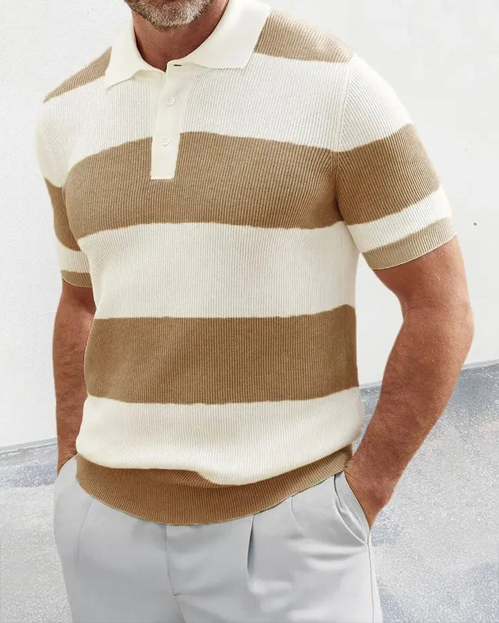 Simon | Timeless Comfort Stripe Polo